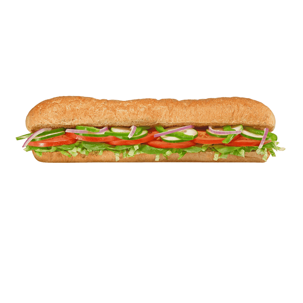 Footlong Veggie Delite (Just Vegetables)