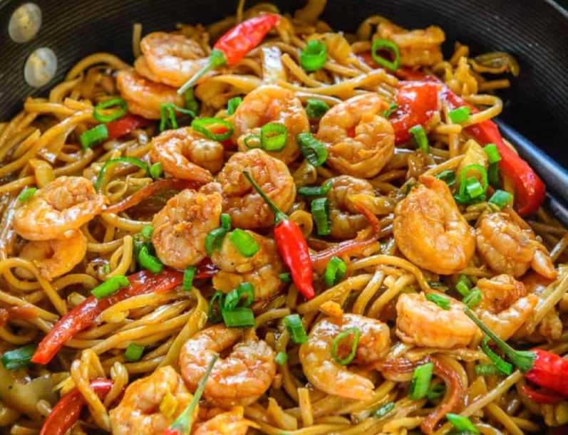 Shrimp Chow Mein 