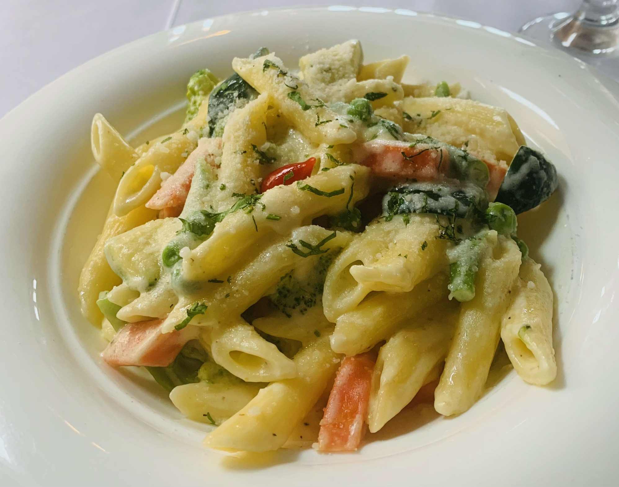 Vegetarian Alfredo Pasta