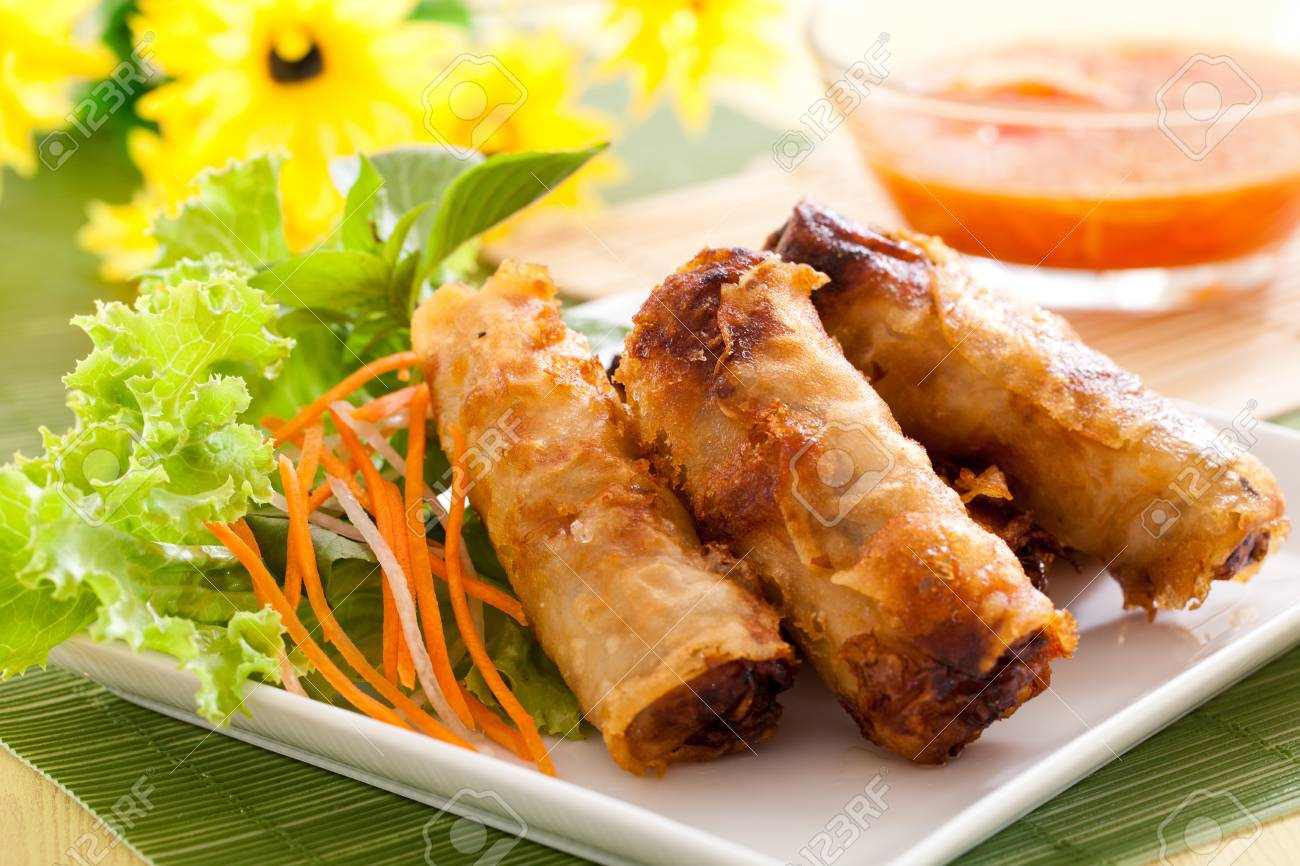 Crispy Vegetable Spring Rolls