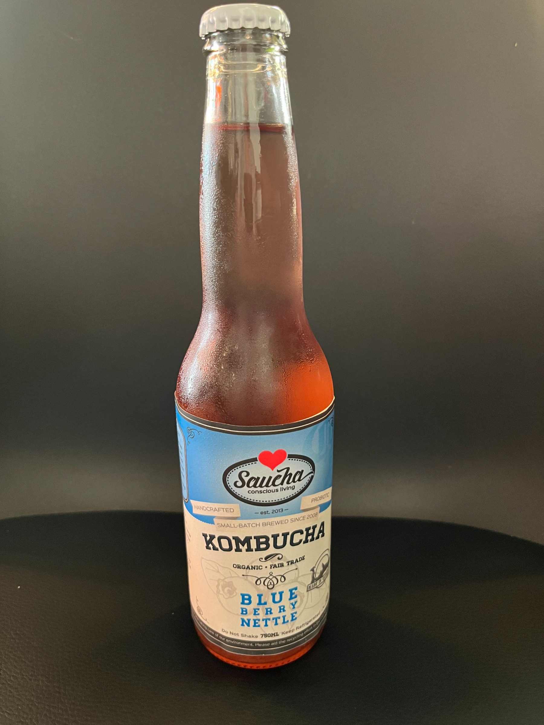 BLUEBERRY NETTLE KOMBUCHA (750 ML)