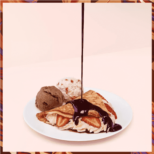 Chocolate & Strawberry Crepe