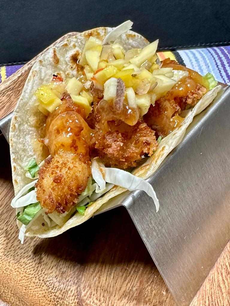 COCONUT PRAWN TACO 