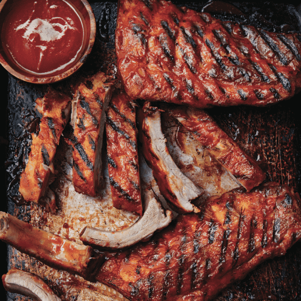 Full Rack Of Baby Back Pork Ribs 