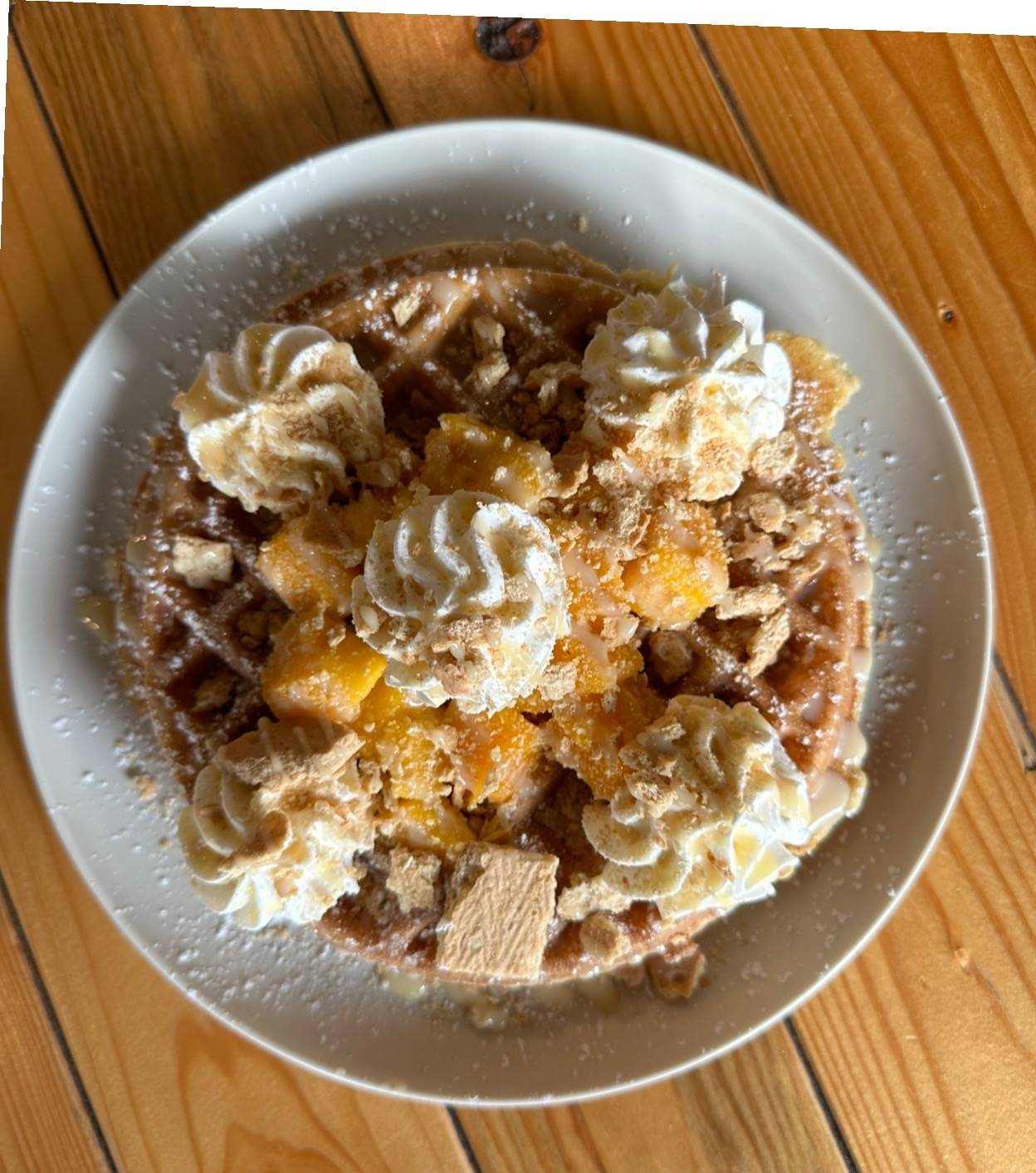 Mango Graham Waffle