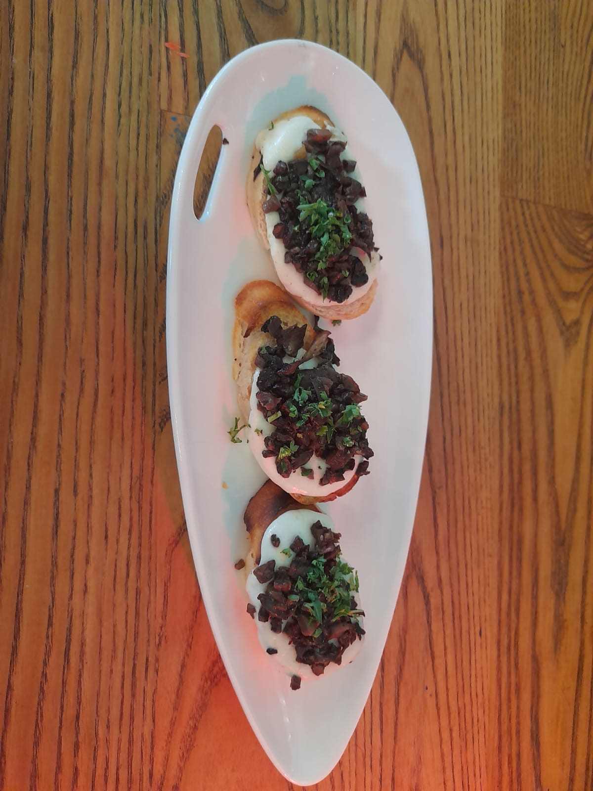 Mozzarella Mushroom Bruschetta 