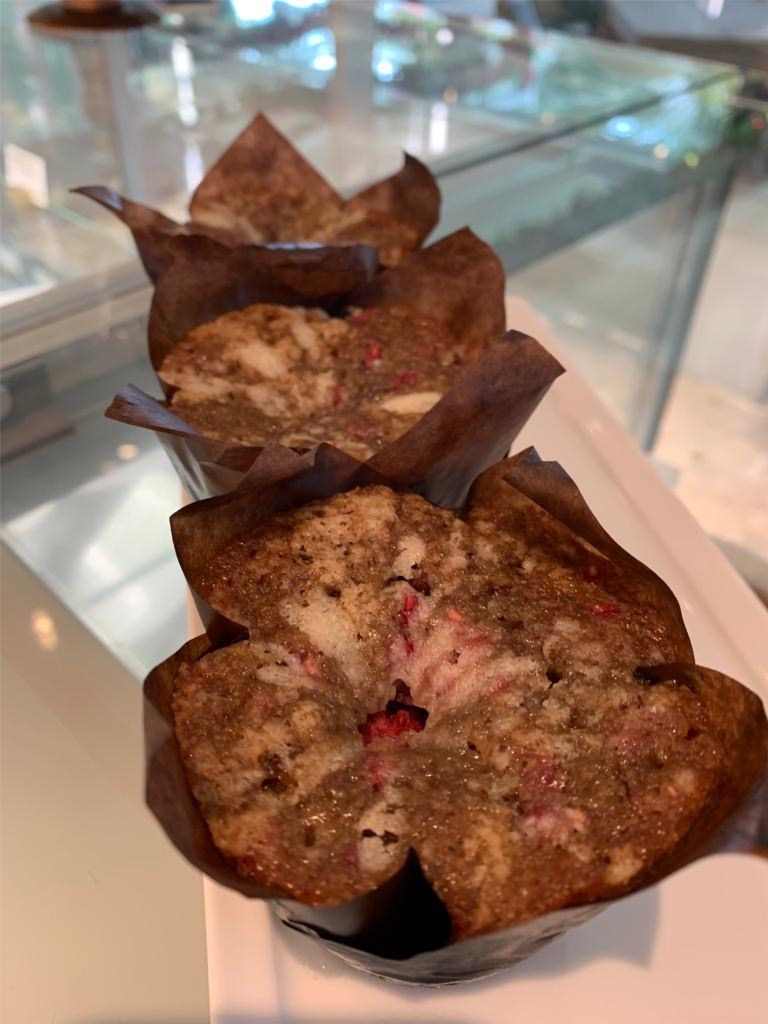 Raspberry Pecan Muffin