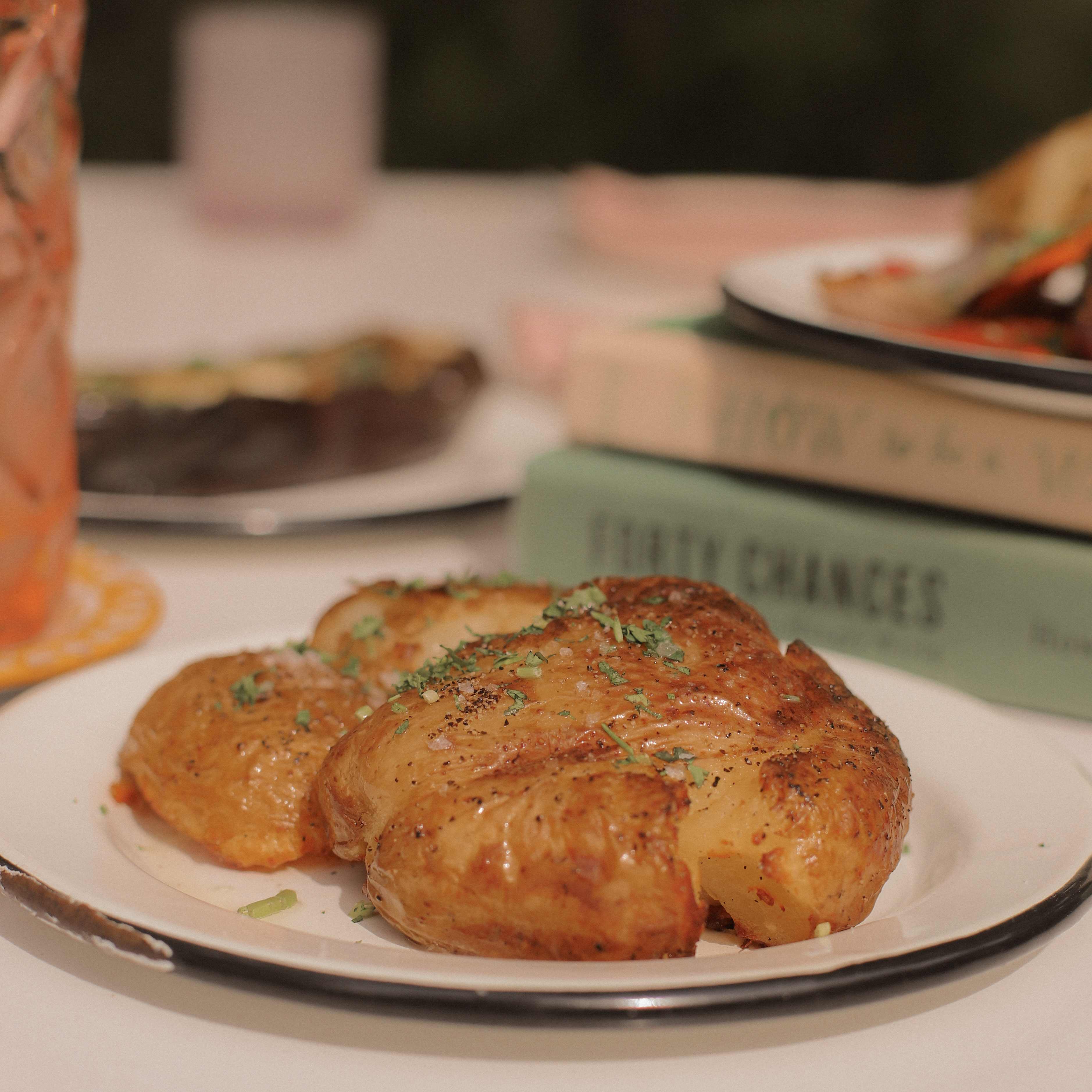 BUTTER SMASHED POTATOES