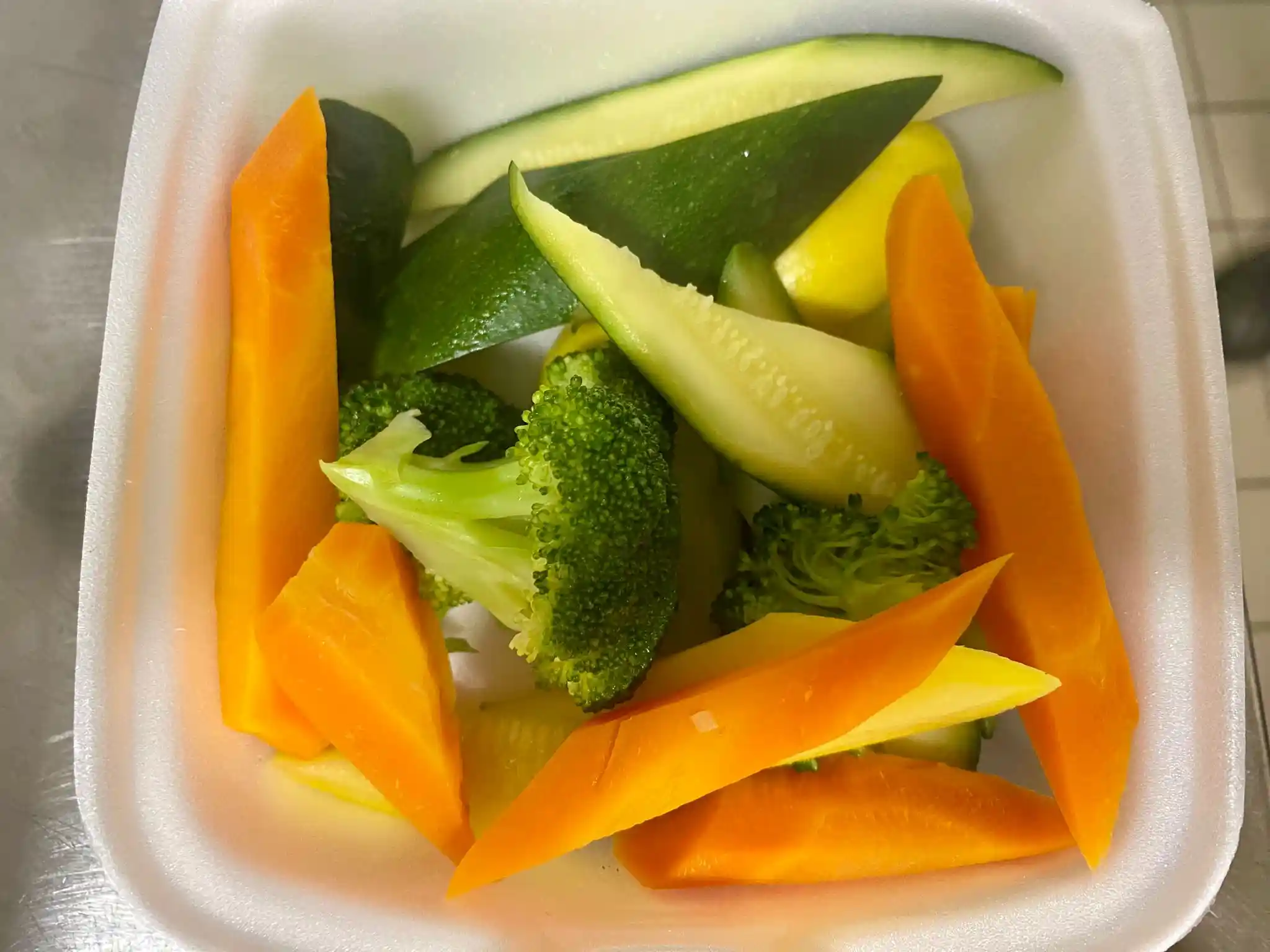 Steamed Garden Vegetables 