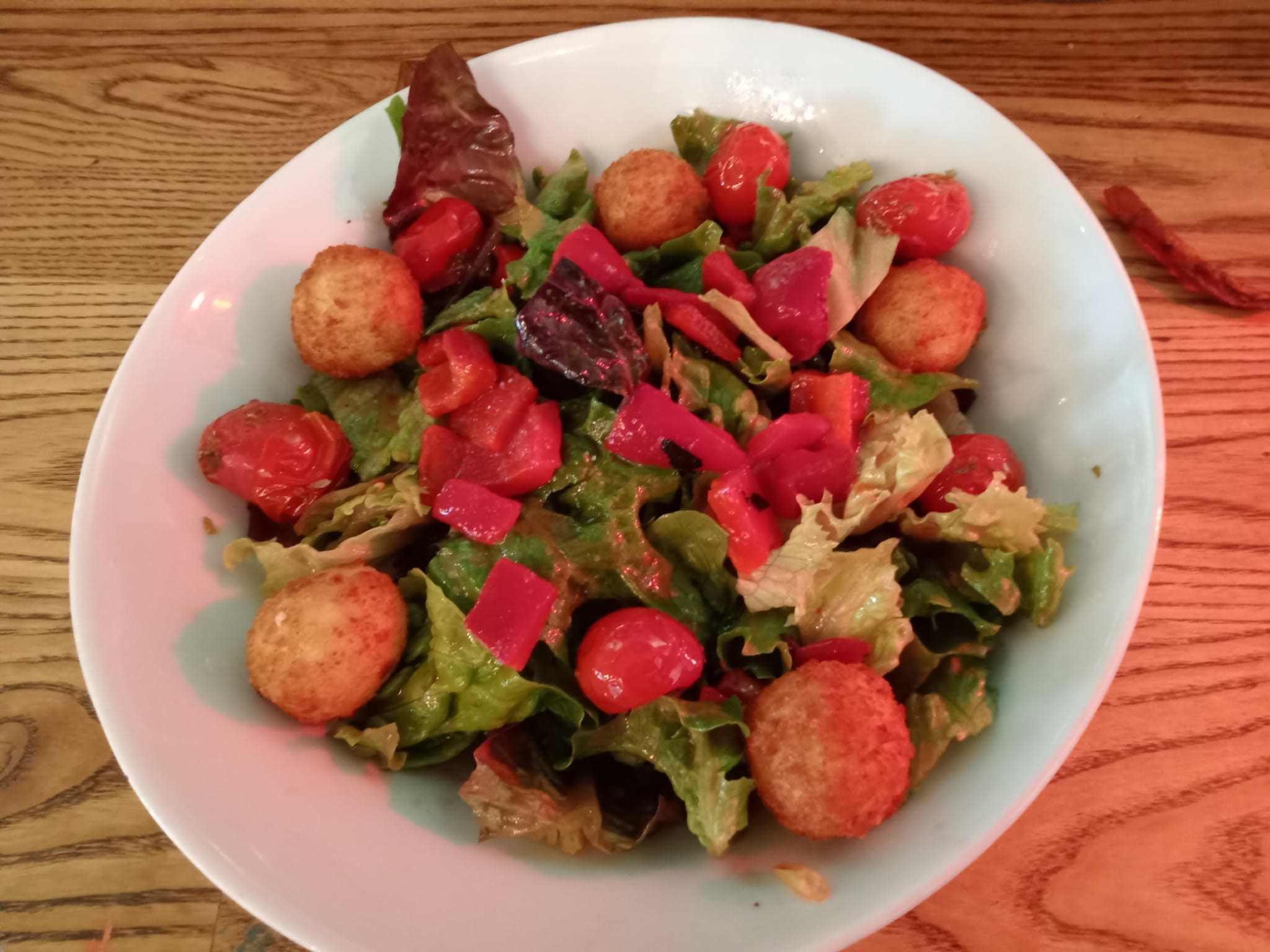 Warm Goat Cheese Salad