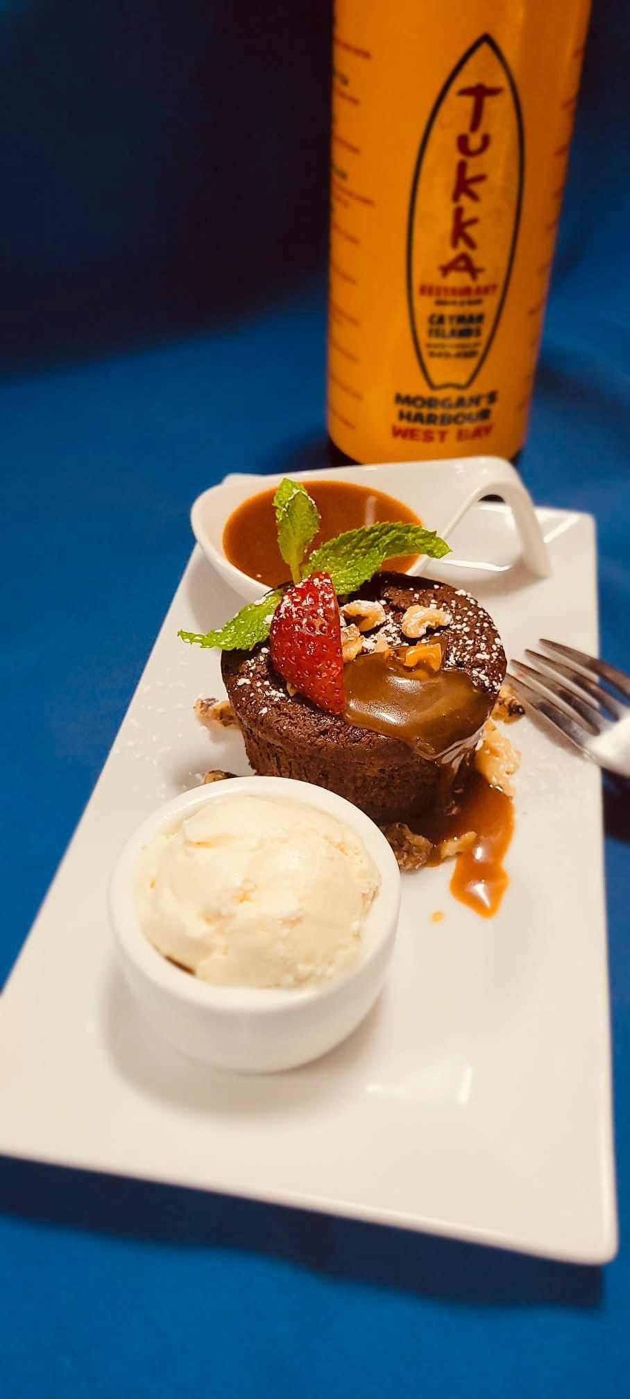 Warm Date & Walnut Pudding