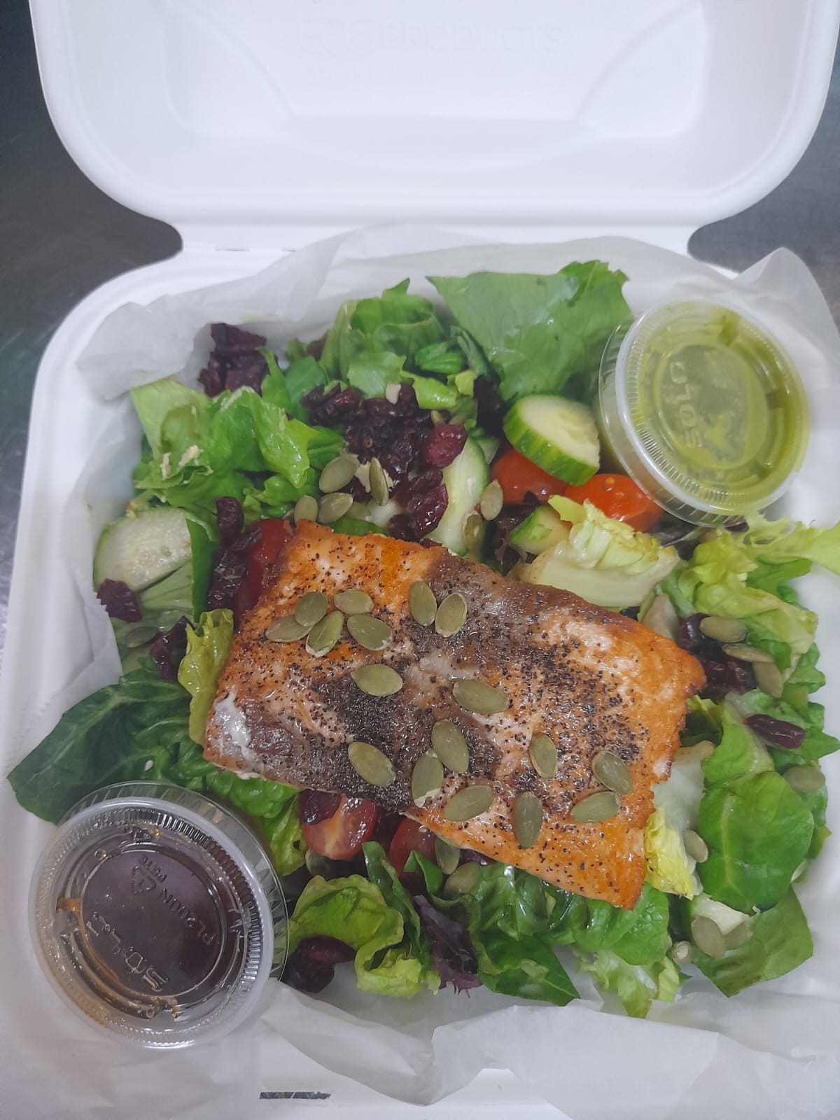Maple Salmon Salad