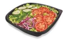 Veggie Delite Salad (Just Vegetables)