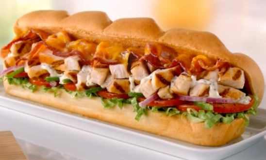 Footlong Chicken Bacon Ranch